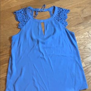 LIGHT BLUE EXPRESS BLOUSE TANK